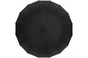 em parachase Parasol - długi - gładki - z drewnianą rączką - 7165 - PREMIUM COLLECTION