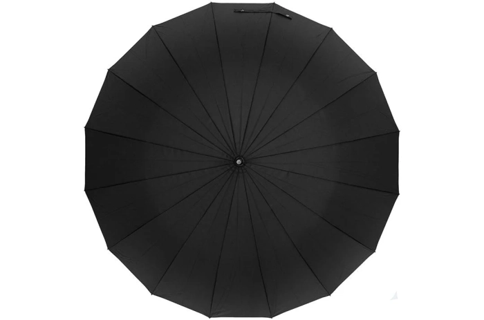 em parachase Parasol - długi - gładki - z drewnianą rączką - 7165 - PREMIUM COLLECTION