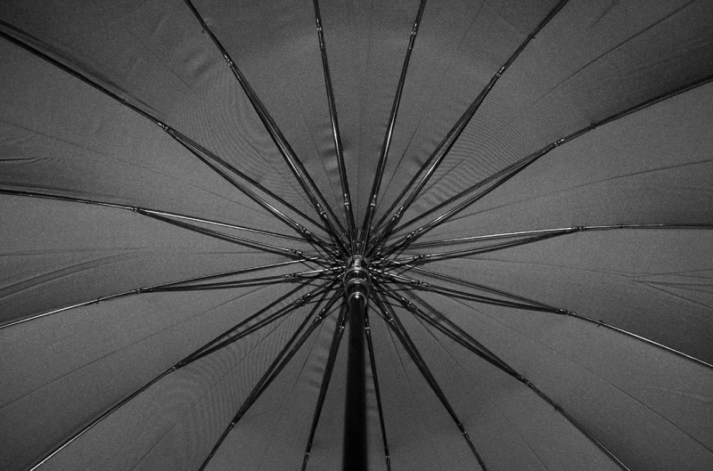 em parachase Parasol - długi - gładki - z drewnianą rączką - 7165 - PREMIUM COLLECTION