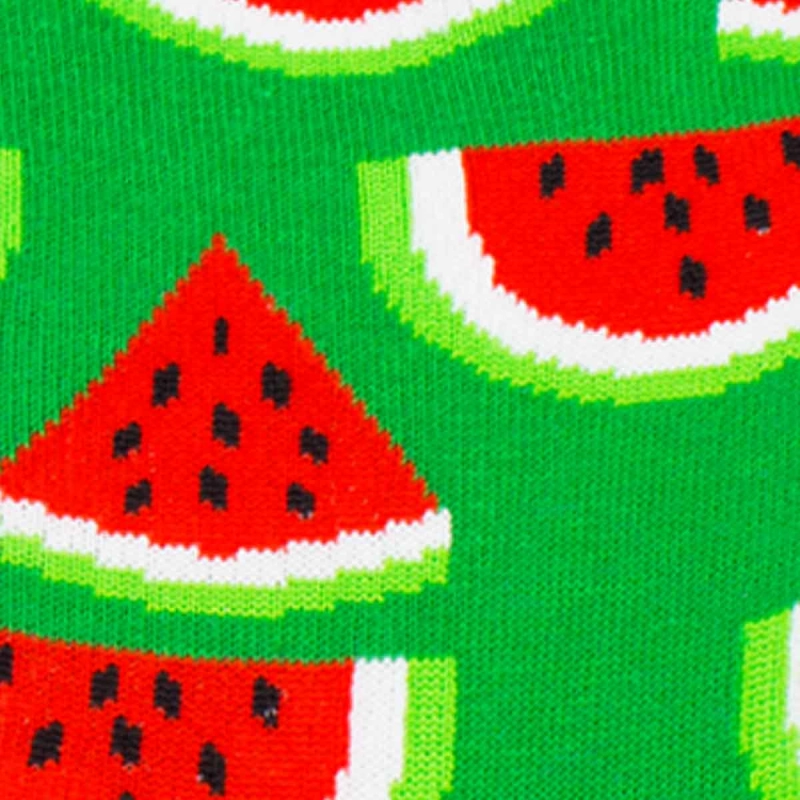Skarpety kolorowe - zielone - owocowy arbuz