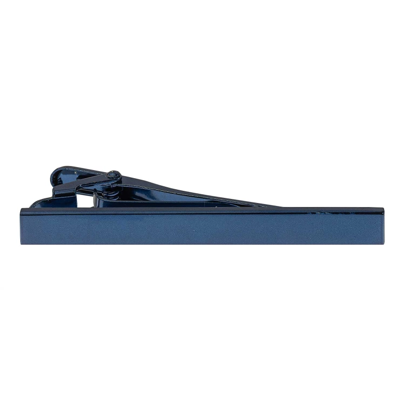 Spinka do krawata granatowa elegancka gładka 5,5cm EM