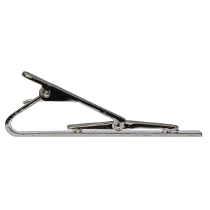 Spinka do krawata srebra elegancka w mikrowzór 5,5cm EM