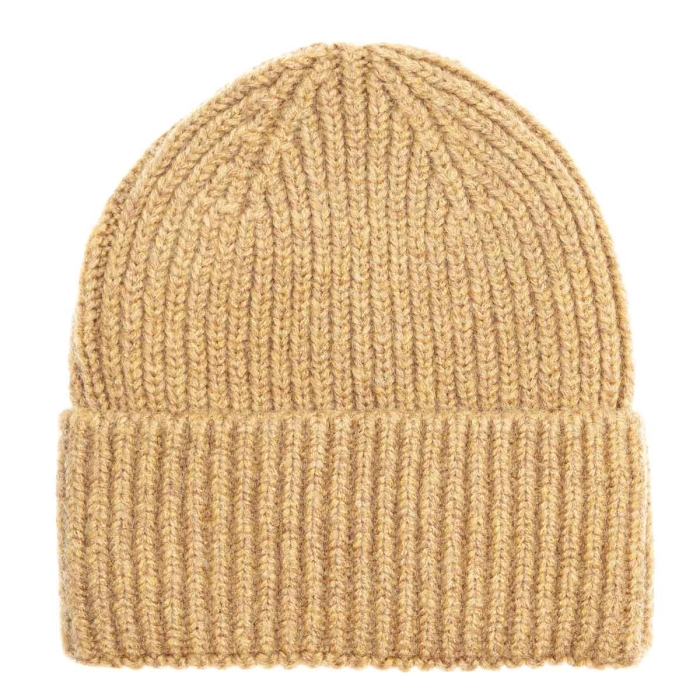 Czapka zimowa beanie beżowa EM