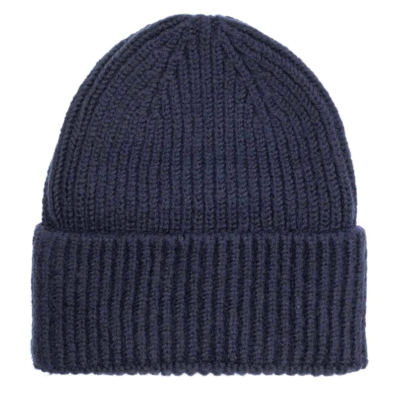 Czapka zimowa beanie granatowa EM