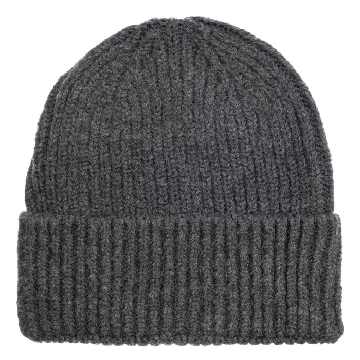 Czapka zimowa beanie szara EM