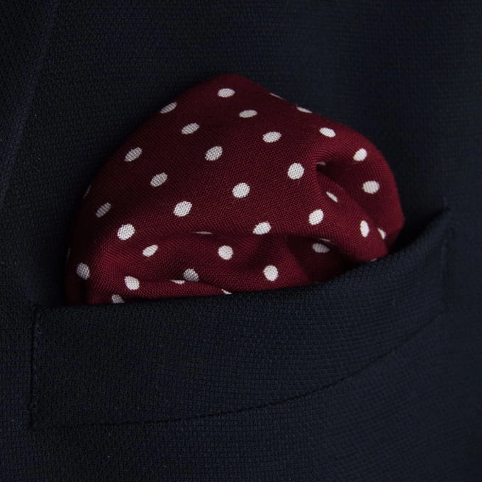 Em men's Accessories poszetka bordowa grochy składanie poszetki.jpg
