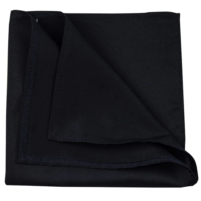 EM Men's Accessories czarna gładka poszetka.jpg