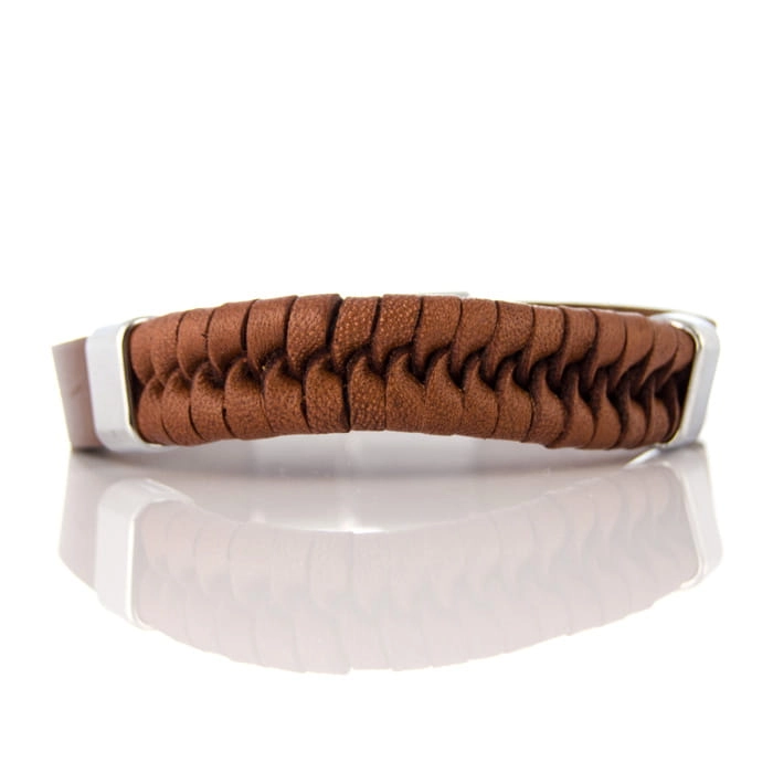 EM Men's Accessories bransoletka skórzana brązowa.jpg