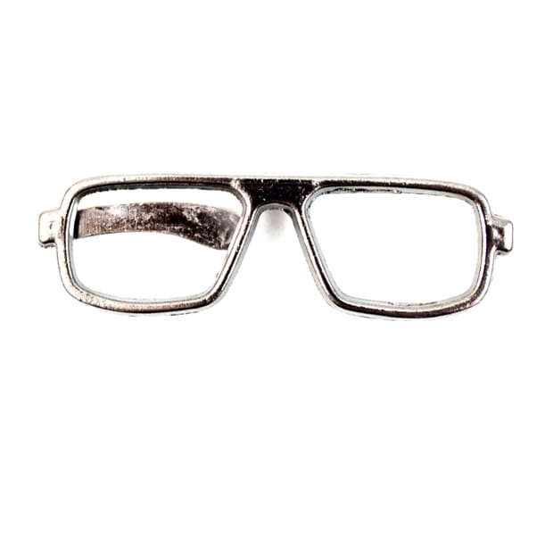 Wpinka do butonierki EM men's accessories srebrne okulary