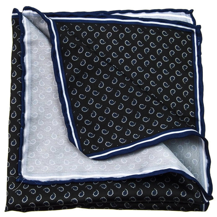 EM Men's Accessories poszetka brązowa jedwabna paisley.jpg