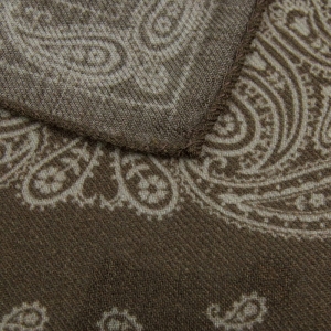 EM MEn's Accessories poszetka wełniana brązowa paisley.jpg