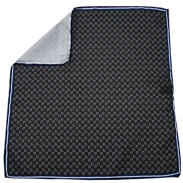 EM Men's Accessories poszetka brązowa jedwabna paisley.jpg