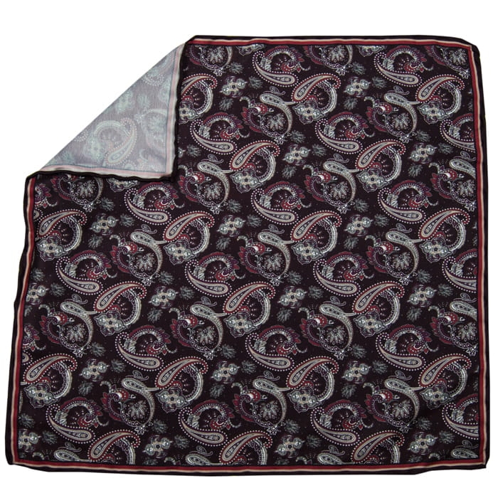 EM Men's Accessories poszetka bordowa mikrofibra paisley.jog